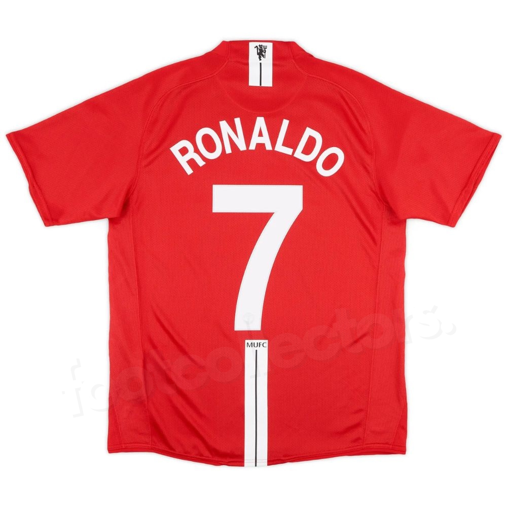 Maillot Manchester United Domicile 2007-2009 Ronaldo
