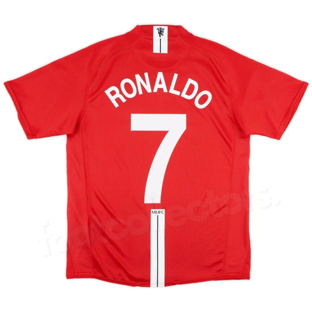 Maillot Manchester United Domicile 2007-2009 Ronaldo