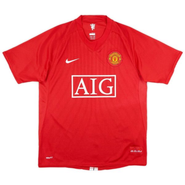 Maillot Manchester United Domicile 2007-2009 Ronaldo