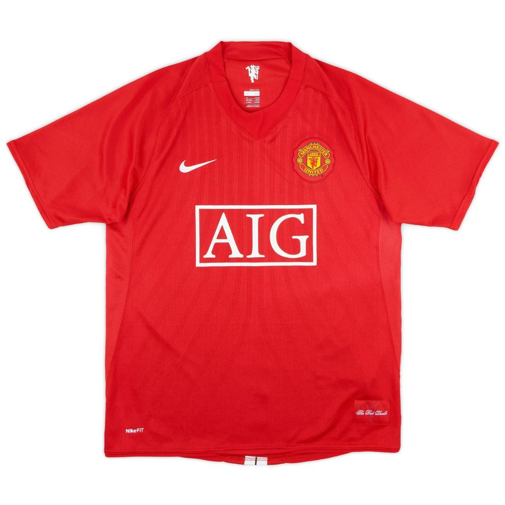 Maillot Manchester United Domicile 2007-2009 Ronaldo