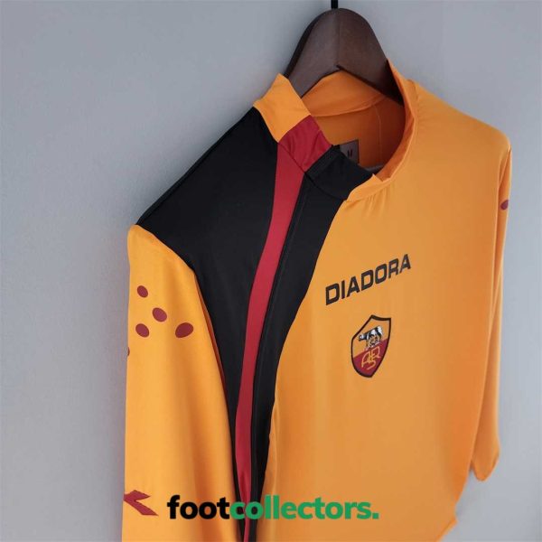 MAILLOT RETRO VINTAGE AS ROMA HOME 2005-06 MANCHES LONGUES (2)