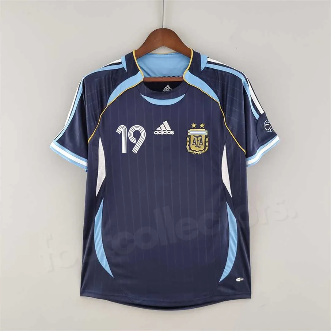 MAILLOT RETRO VINTAGE ARGENTINE MESSI 2006 (2)