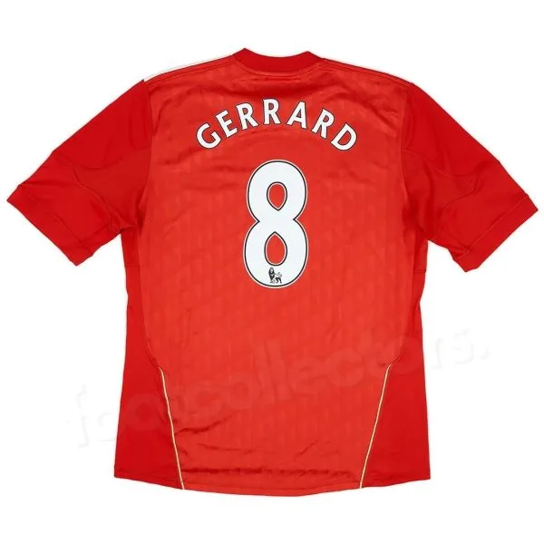 Maillot Liverpool Domicile 2010-2012 Gerrard