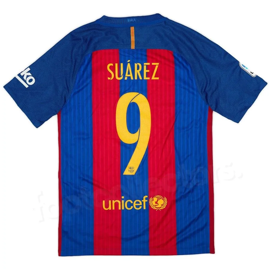 Maillot Barca Domicile 2016 2017 Suarez