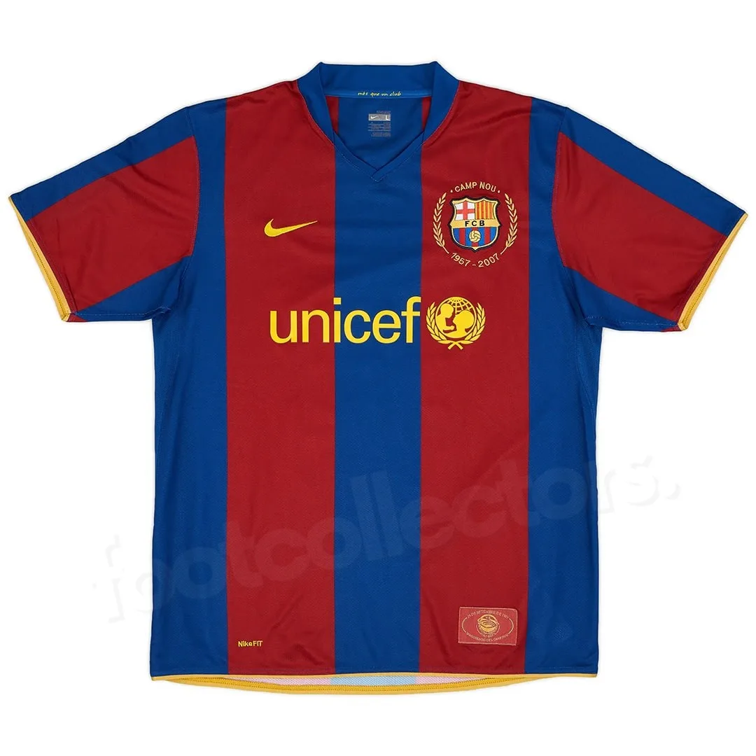 Maillot Retro Vintage Barca Domicile 2007 2008 Henry (2)