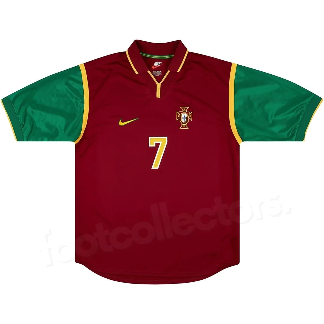 Maillot Retro Vintage Portugal 1998 Luis Figo (2)