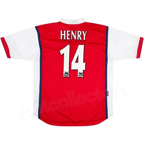 Maillot Arsenal Domicile 1998-1999 Henry