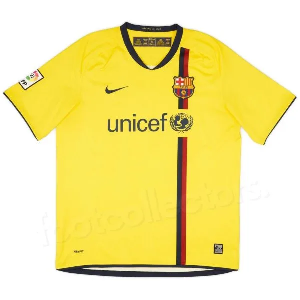 Maillot Barca Exterieur 2008-2010 Piqué