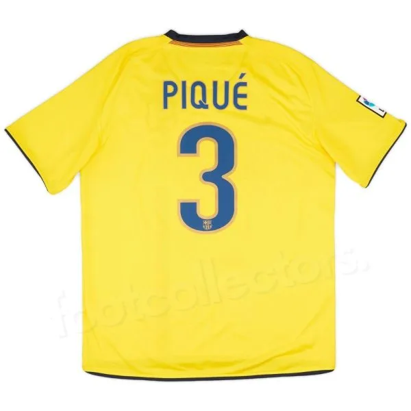 Maillot Barca Exterieur 2008-2010 Piqué