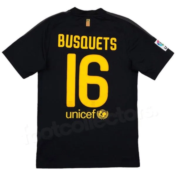 Maillot Barca Exterieur 2011-2012 Busquets