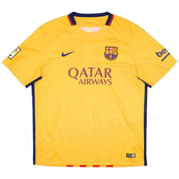 Maillot Barca Exterieur 2015-2016 Iniesta