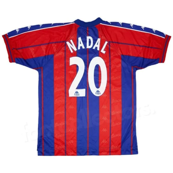 Maillot Barca Domicile 1997-1998 Nadal