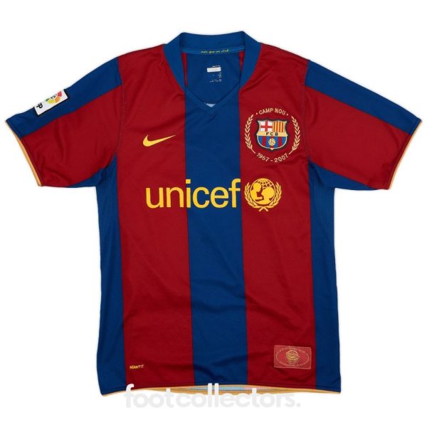 Maillot Barca Domicile 2007 - 2008 Messi