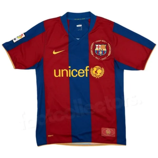 Maillot Barca Domicile 2007-2008 Messi