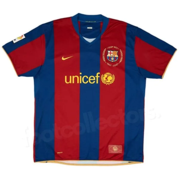 Maillot Barca Domicile 2007-2008 Zambrotta