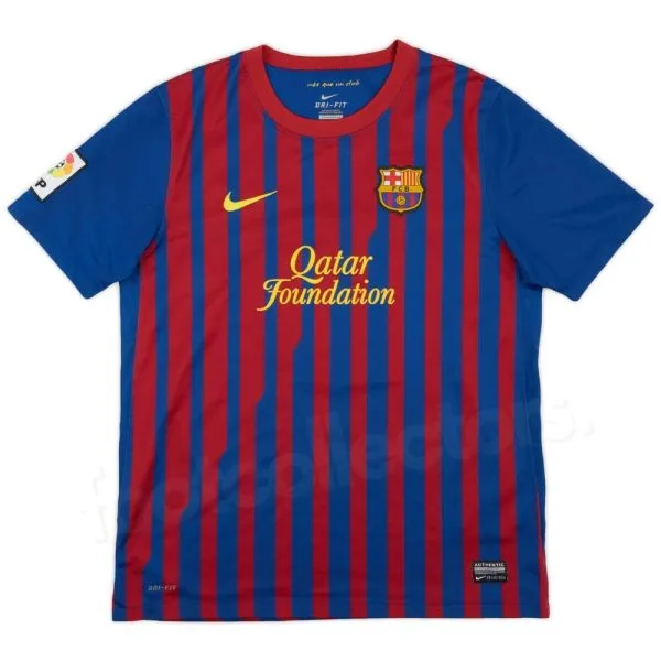 Maillot Barca Domicile 2011-2012 David Villa