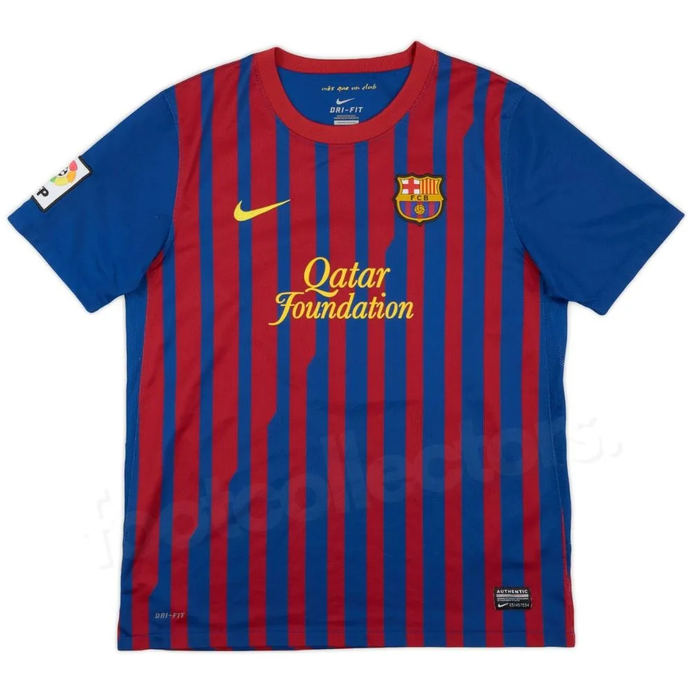 Maillot Barca Domicile 2011 - 2012 David Villa