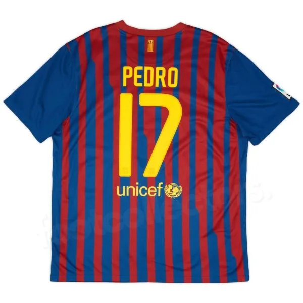 Maillot Barca Domicile 2011-2012 Pedro