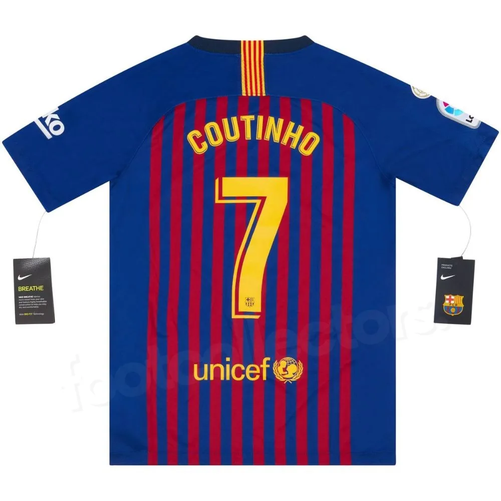 Maillot Barca Domicile 2018 - 2019 Coutinho