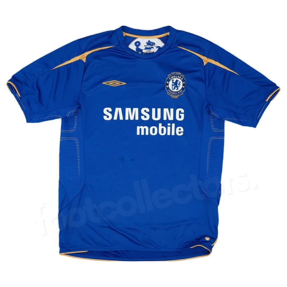 Maillot Chelsea Domicile 2005-2006 Duff