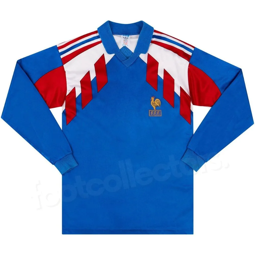 Heimtrikot der französischen Nationalmannschaft 1990–1992