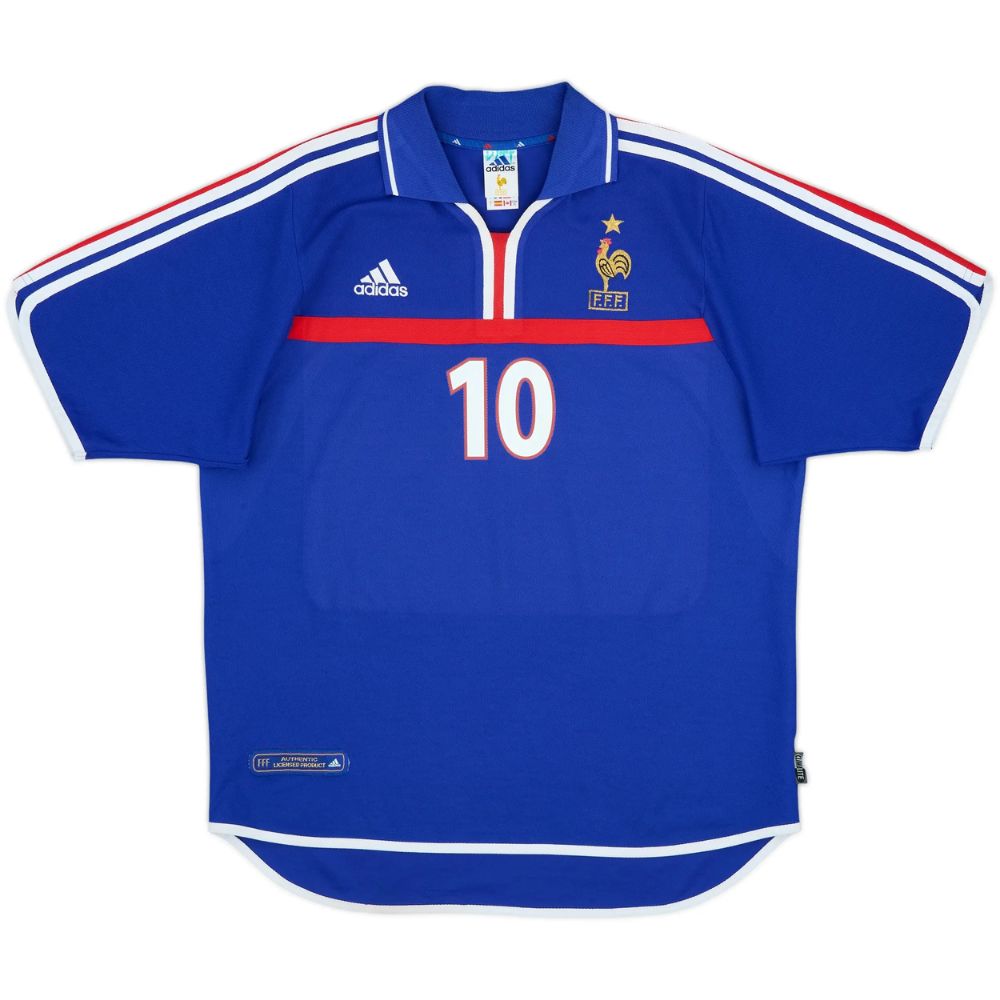 Maillot Equipe de France Domicile 2000-2002 Zidane