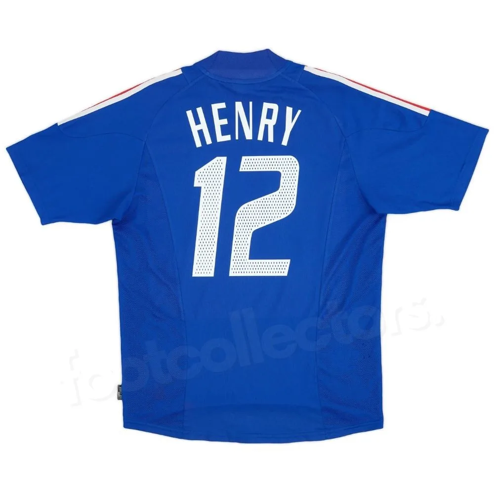 France National Team Home Jersey 2002-2004 Henry
