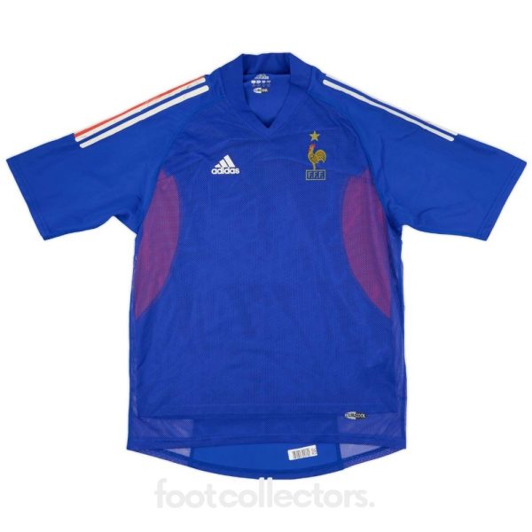 Maillot Equipe de France Domicile 2002 2004 Pires 2 1