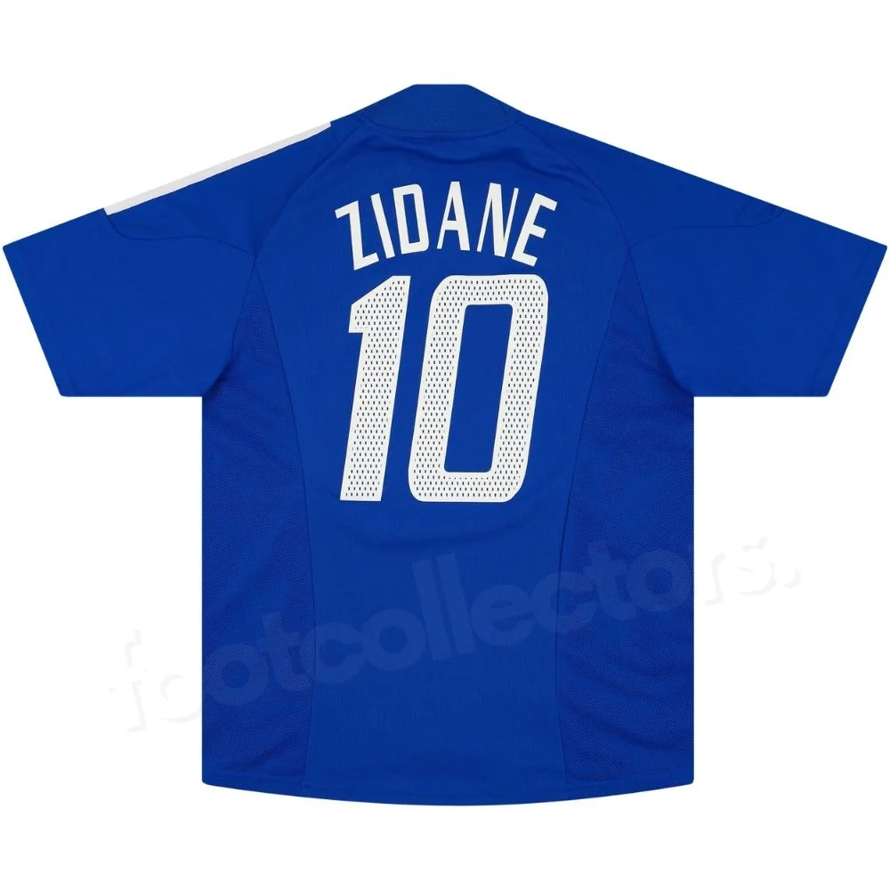 Camiseta local de la selección francesa 2002-2004 de Zidane