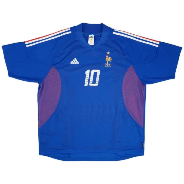 Maillot Equipe de France Domicile 2002-2004 Zidane