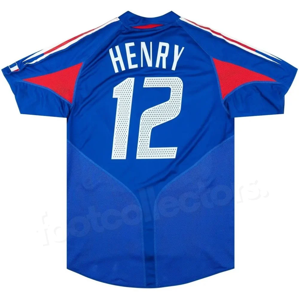 France National Team Home Jersey 2004-2006 Henry