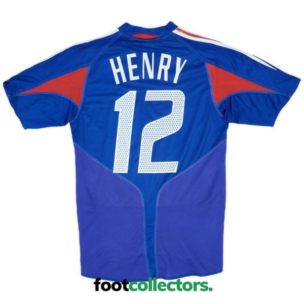 Maillot Equipe de France Domicile 2004 – 2006 Henry