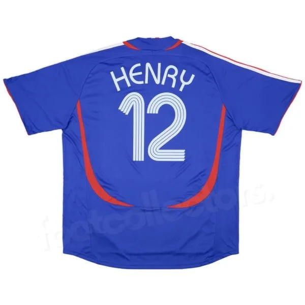 Maillot Equipe de France Domicile 2006-2007 Henry