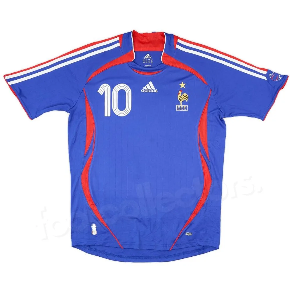 Maillot Equipe de France Domicile 2006 - 2007 Zidane