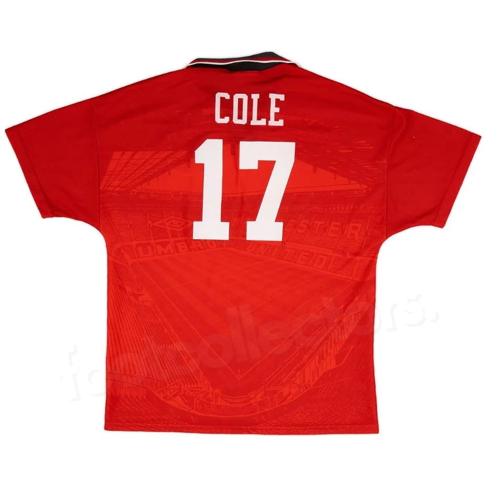 Maillot Manchester United Domicile 1994-1996 Cole