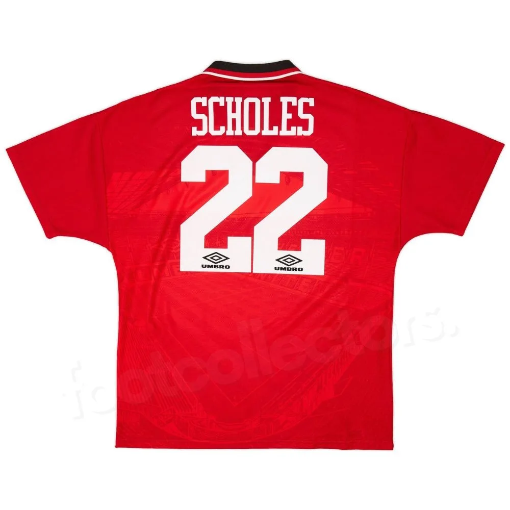Maillot Manchester United Domicile 1994-1996 Scholes