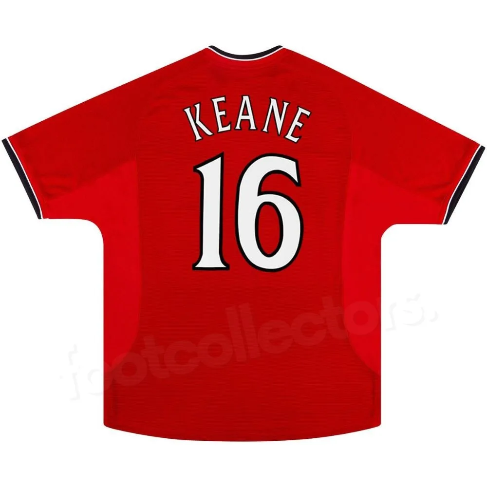 Maillot Manchester United Domicile 2000-2002 Keane