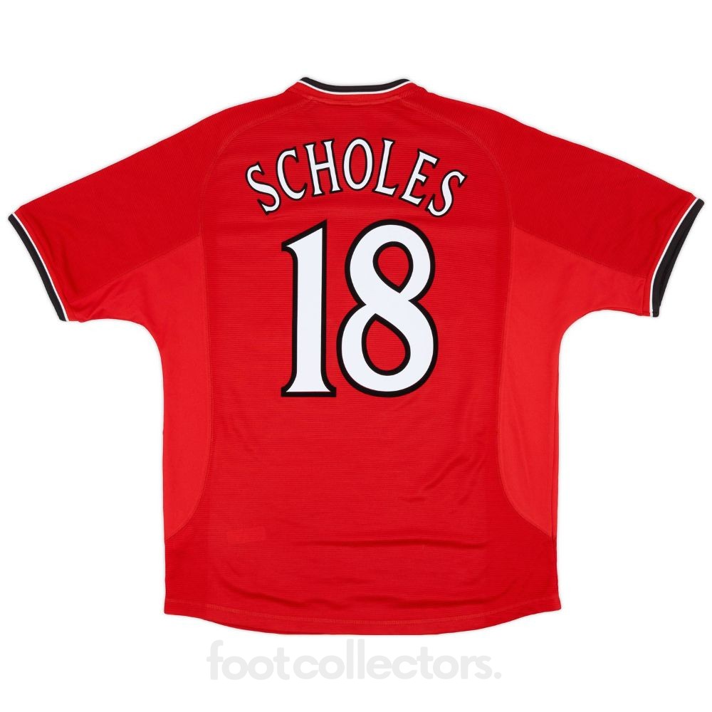 Maillot Manchester United Domicile 2000-2002 Scholes