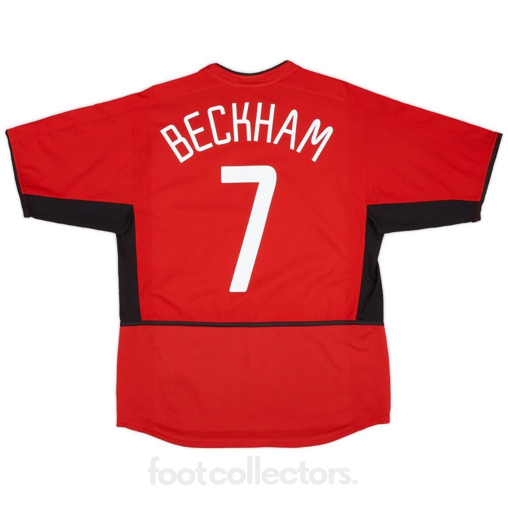 Maillot Manchester United Domicile 2002-2004 Beckham