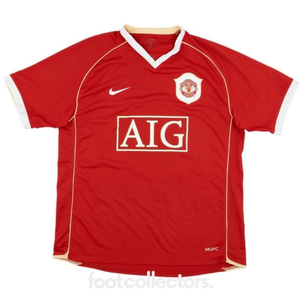 Maillot Manchester United Domicile 2006-2007 Evra