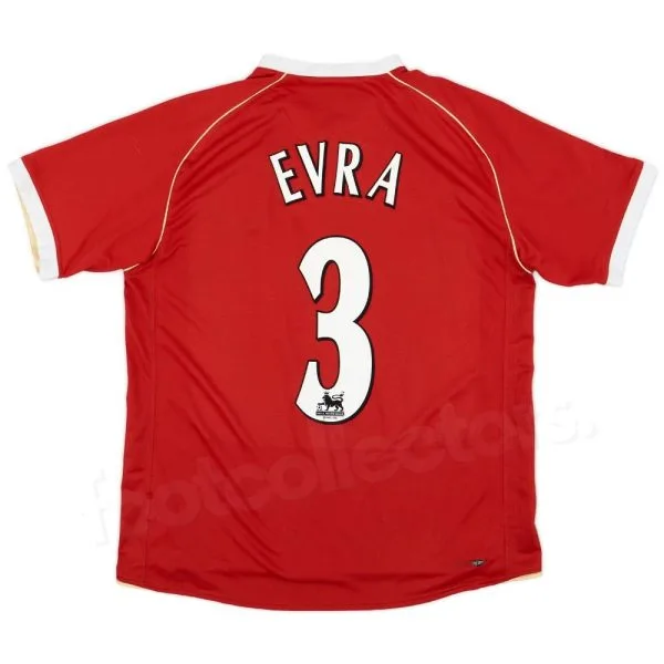 Maillot Manchester United Domicile 2006-2007 Evra