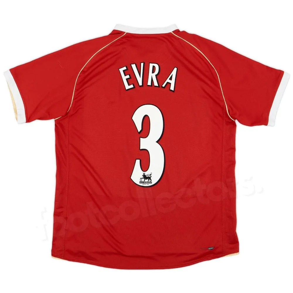 Maillot Manchester United Domicile 2006-2007 Evra