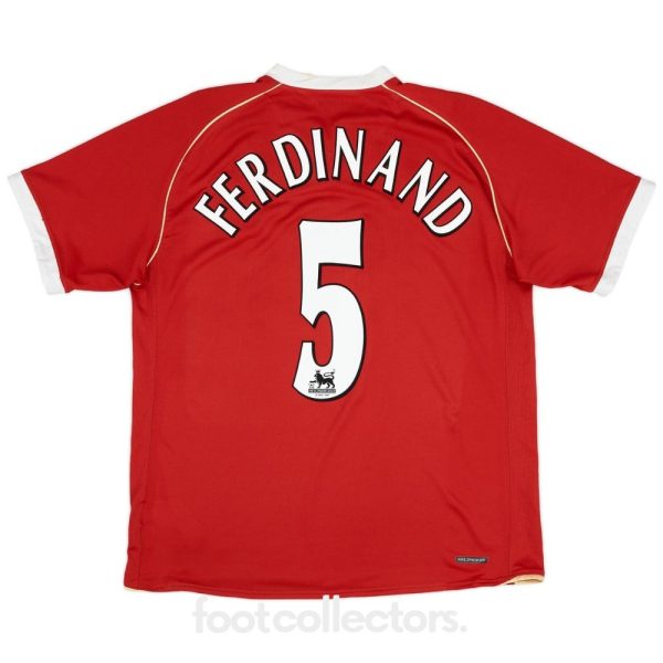 Maillot Manchester United Domicile 2006-2007 Ferdinand