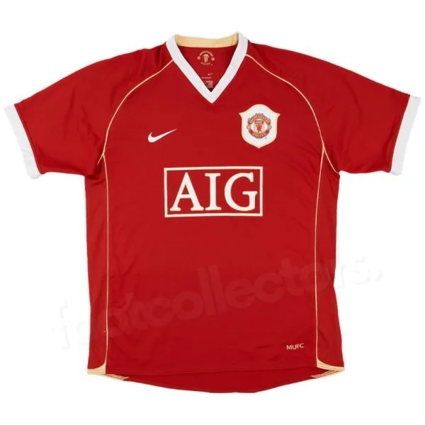 Maillot Manchester United Domicile 2006-2007 Heinze