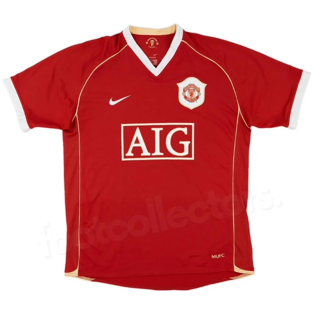 Maillot Manchester United Domicile 2006-2007 Heinze