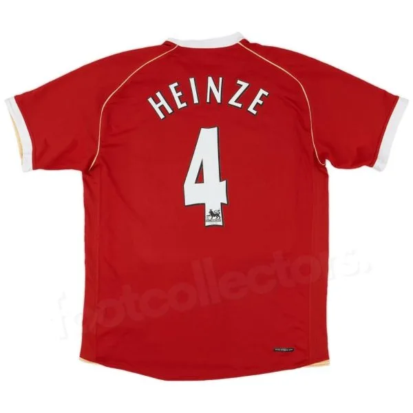 Maillot Manchester United Domicile 2006-2007 Heinze