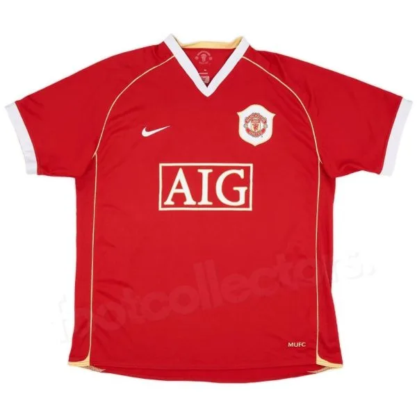 Maillot Manchester United Domicile 2006-2007 Larsson