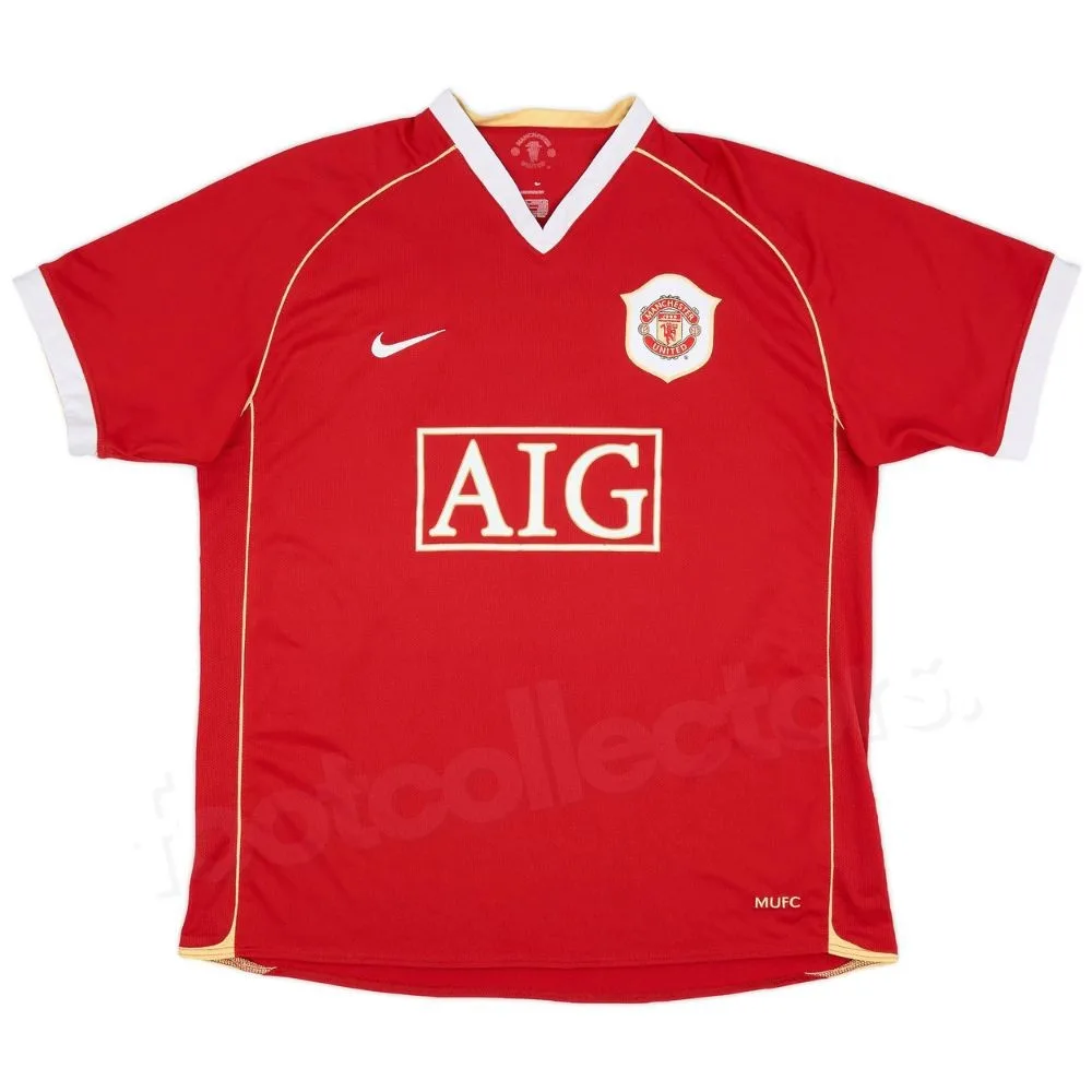 Maillot Manchester United Domicile 2006-2007 Larsson