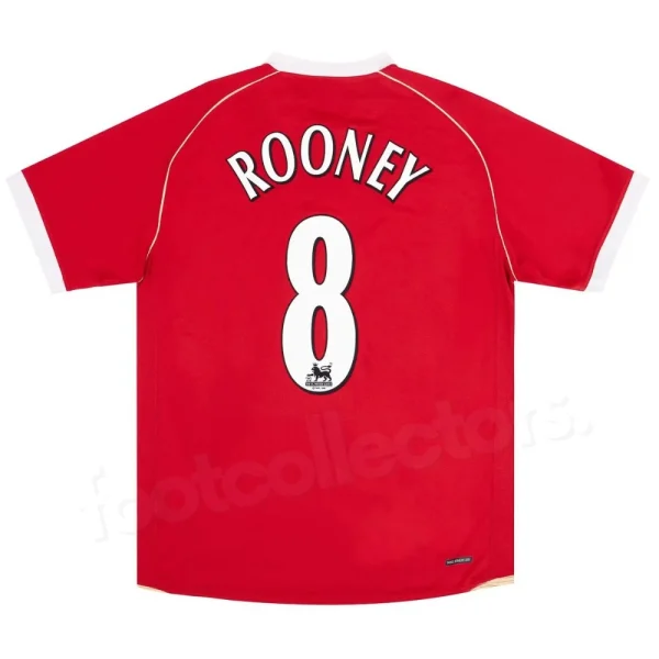 Maillot Manchester United Domicile 2006-2007 Rooney
