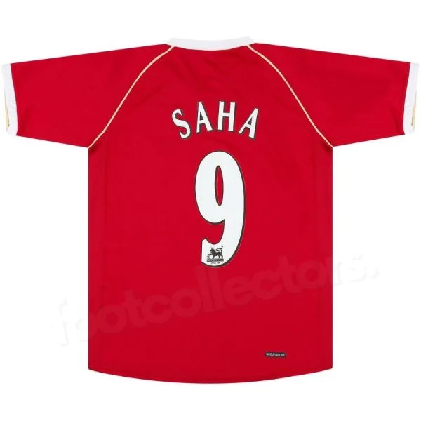 Maillot Manchester United Domicile 2006-2007 Saha
